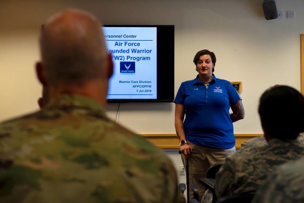 AF Wounded Warrior Program visits UK-stationed Airmen