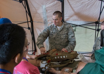 ISU honor students tour base