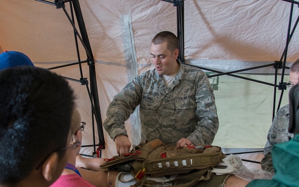 ISU honor students tour base