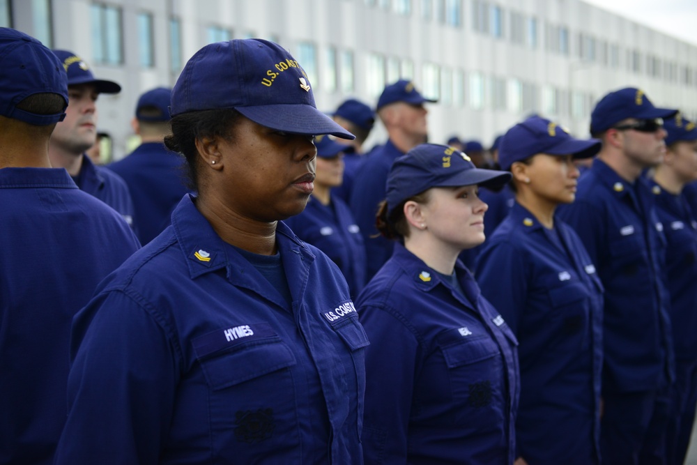 Coast Guard conducts uniform inspection at Sector/Air Station Corpus Christi