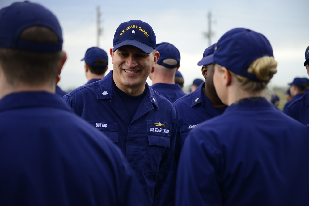 Coast Guard conducts uniform inspection at Sector/Air Station Corpus Christi