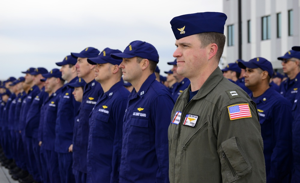 Coast Guard conducts uniform inspection at Sector/Air Station Corpus Christi