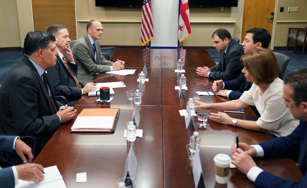 USAID Administrator Meeting with Georgian Parliament
