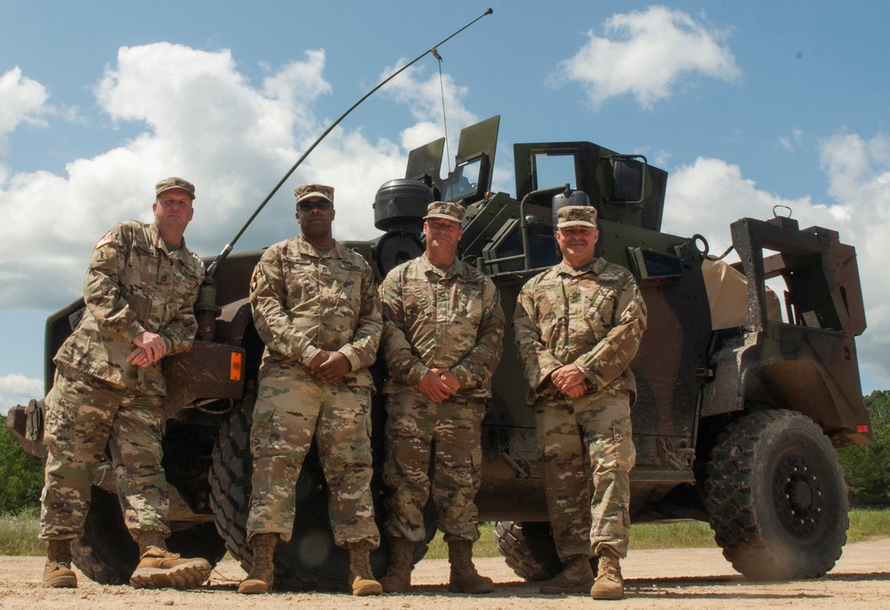 New military vehicle shreds obstacle course