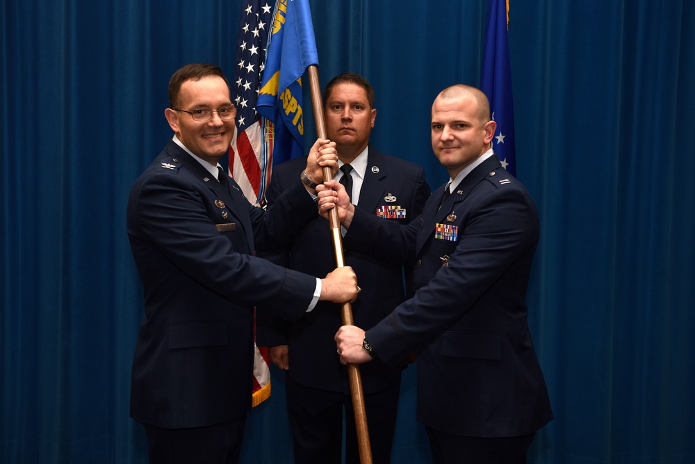McIntyre assumes command of the 377th Security Support Squadron