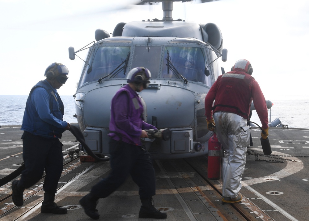 USS Antietam Flight Operations