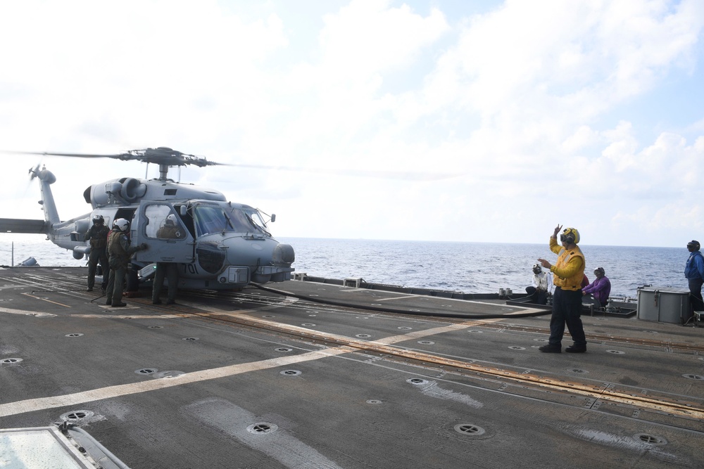 USS Antietam Flight Operations