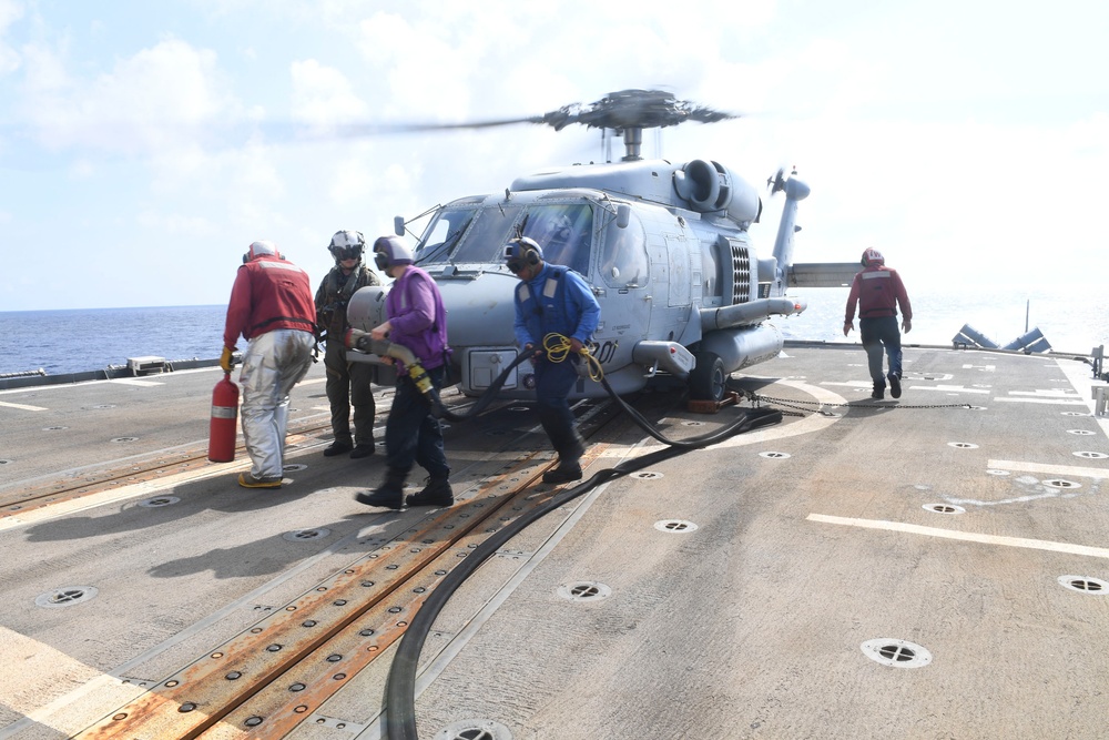 USS Antietam Flight Operations