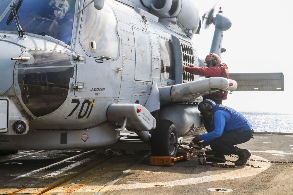 USS Antietam Flight Operations