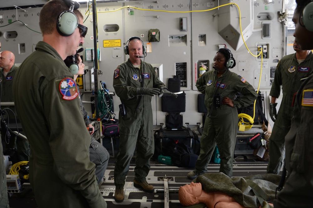 18th AES performs first joint intratheater air evacuation training on island