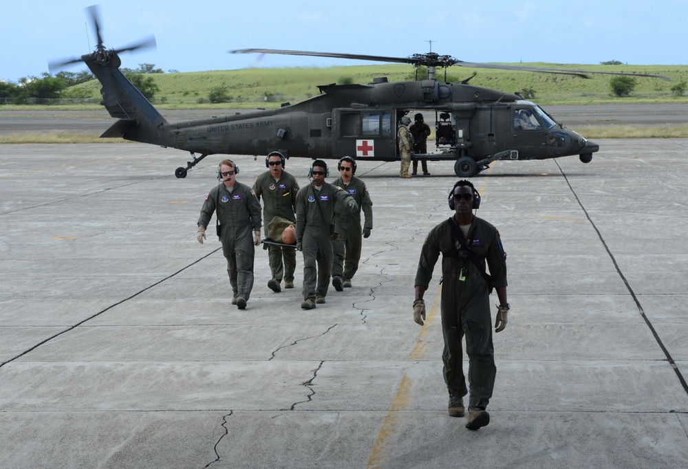 18th AES performs first joint intratheater air evacuation training on island