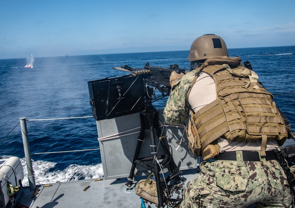 Coastal Riverine Squadron THREE Conducts Live Fire Exercise