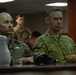 Commanders attend mission brief aboard USS Wasp