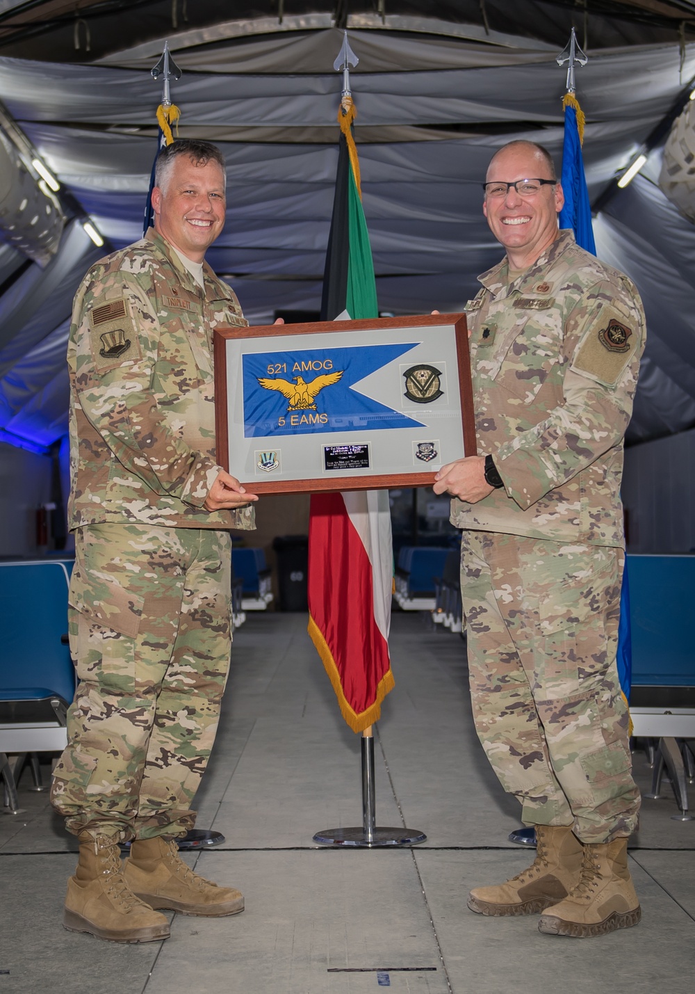 5th EAMS change of command