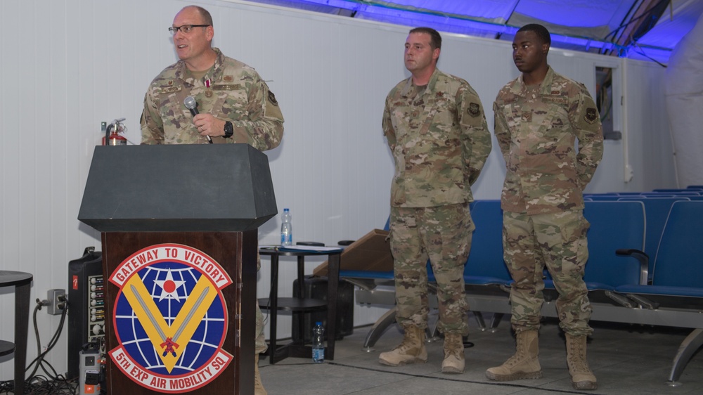 5th EAMS change of command