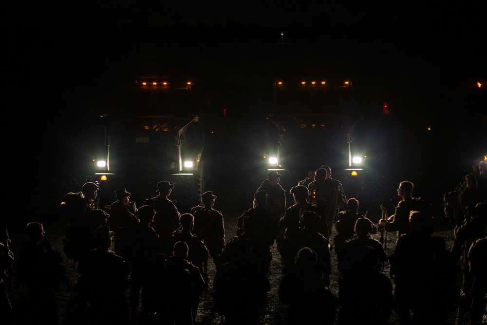 Sentinels at the range; MWSS-171 conducts a live-fire range