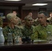 Commanders attend mission brief aboard USS Wasp