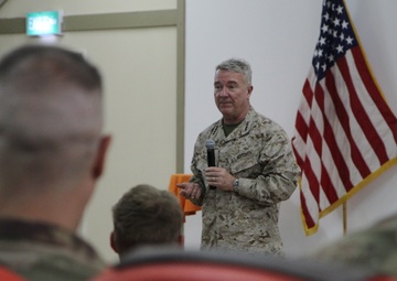 CENTCOM Command Team Visits Troops in Kuwait