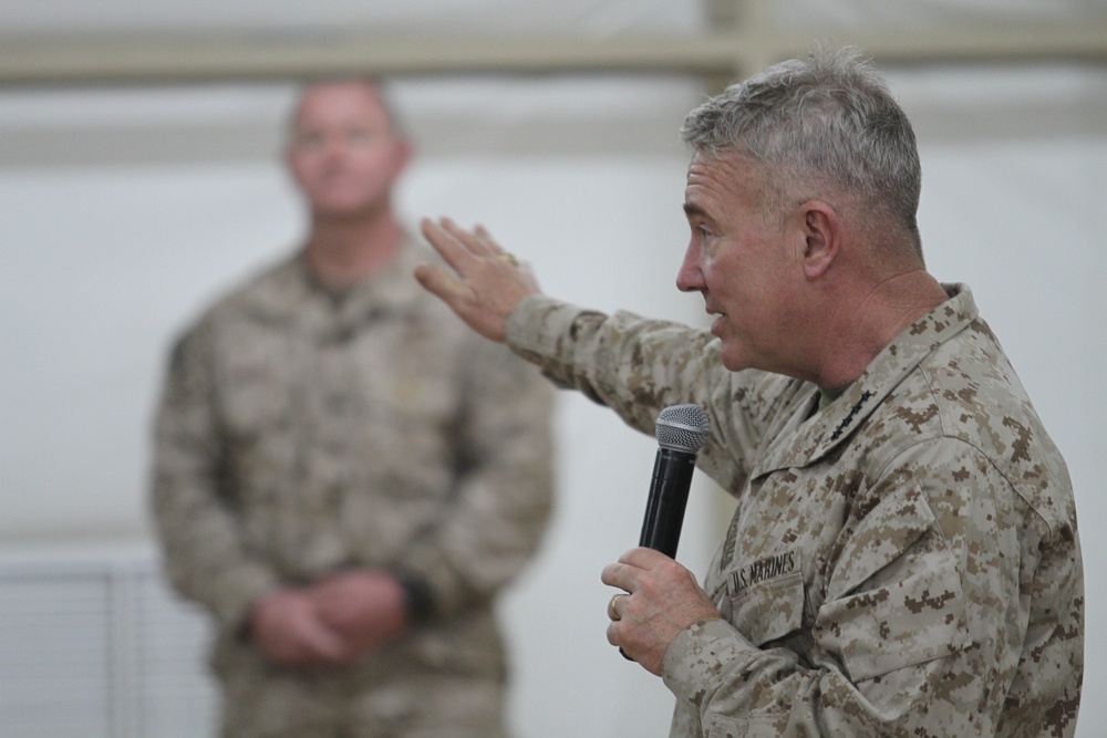 CENTCOM Command Team Visits Troops in Kuwait