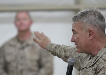 CENTCOM Command Team Visits Troops in Kuwait