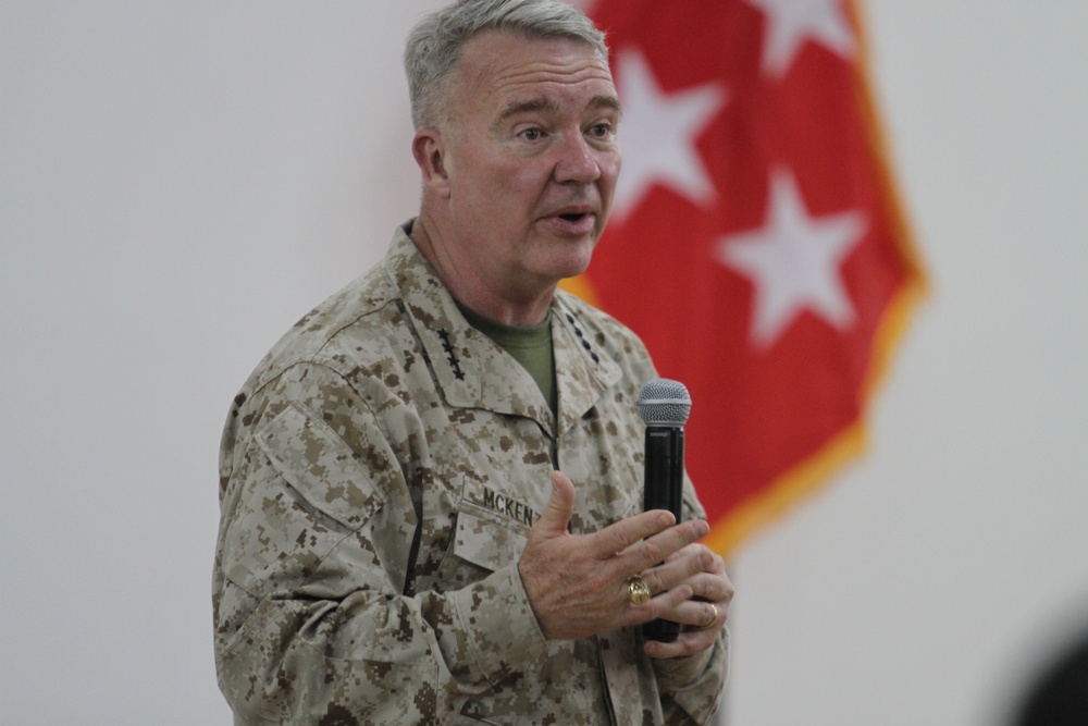 CENTCOM Command Team Visits Troops in Kuwait