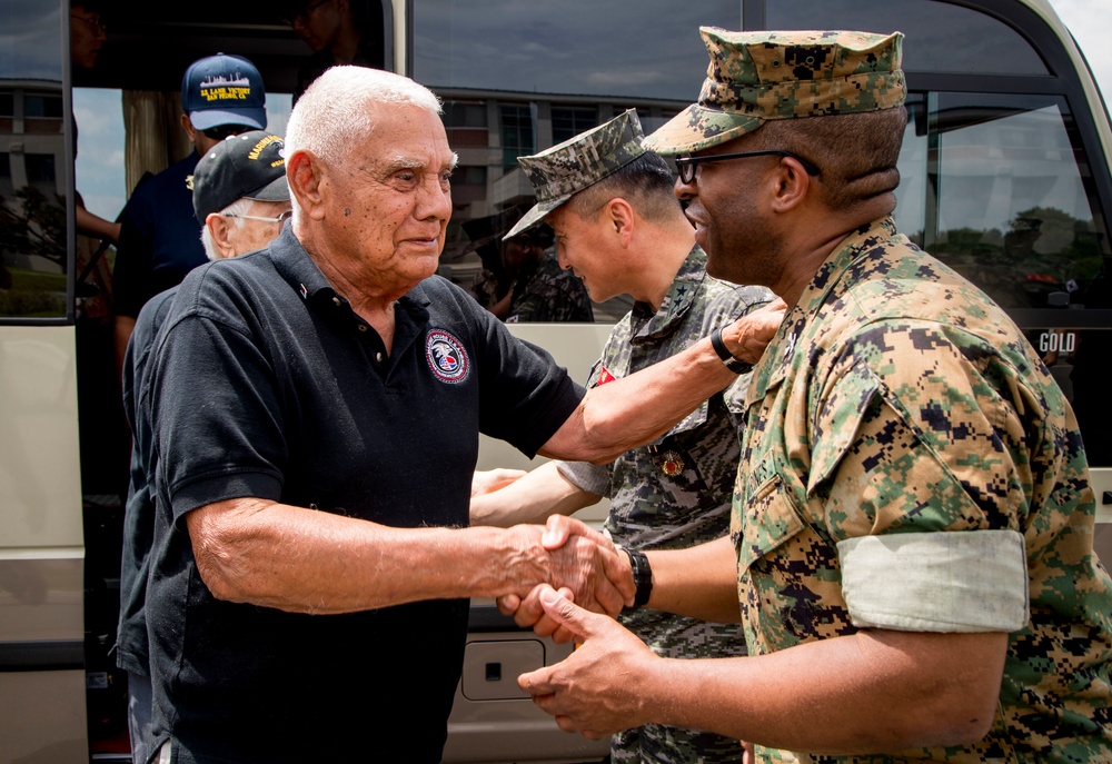 U.S. Veterans visit 1st ROK MARDIV Headquarters