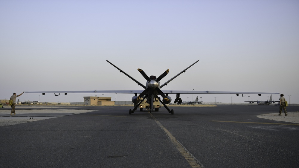 MQ-9 Reaper Flight Preparation