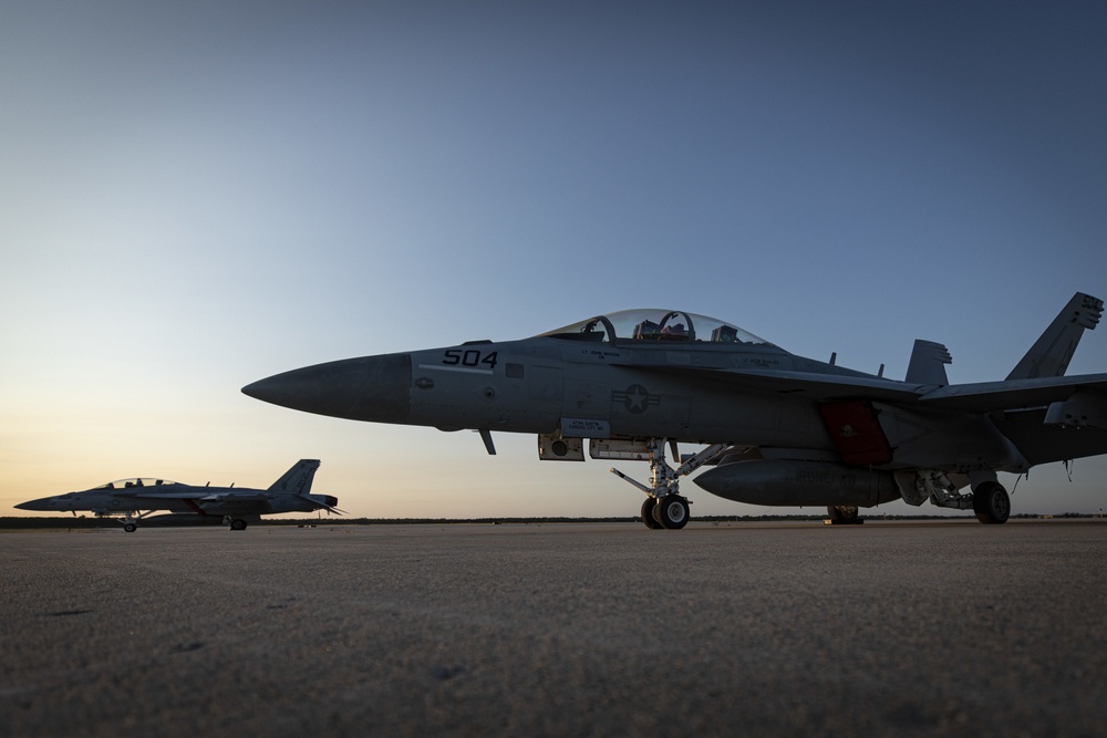 Electronic Attack Squadron 136 Growlers at Northern Strike 19