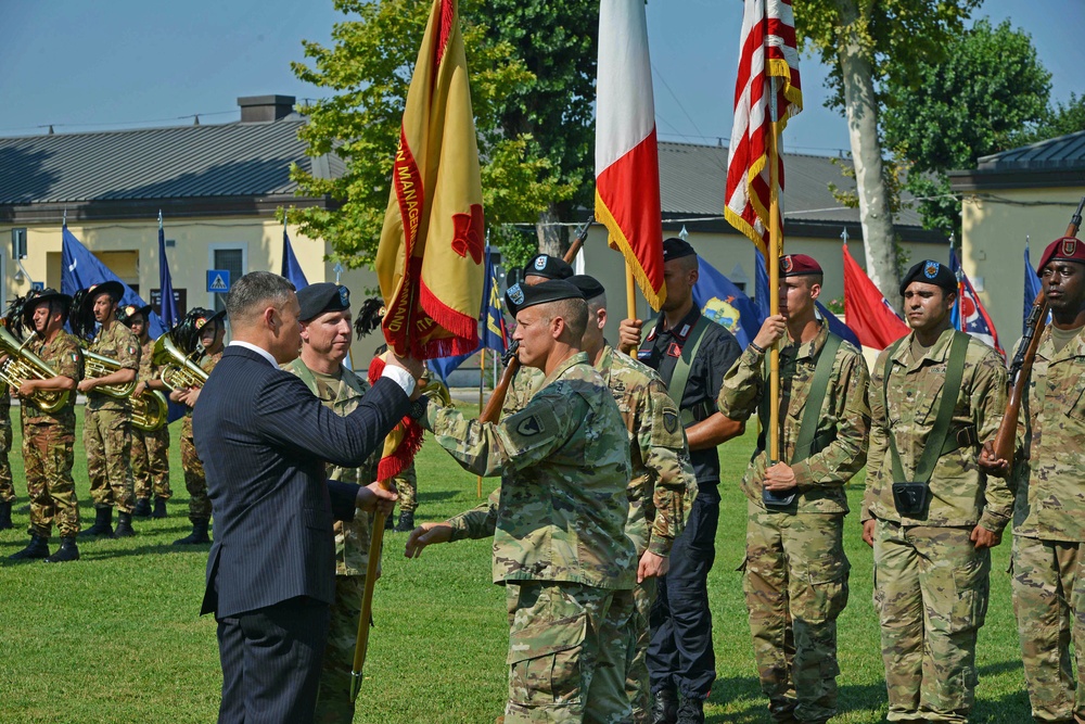 Change of Command Ceremony, U.S. Army Garrison Italy