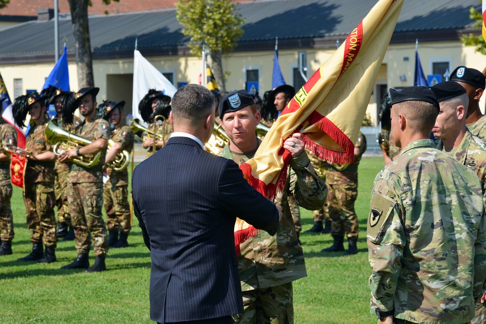 Change of Command Ceremony, U.S. Army Garrison Italy