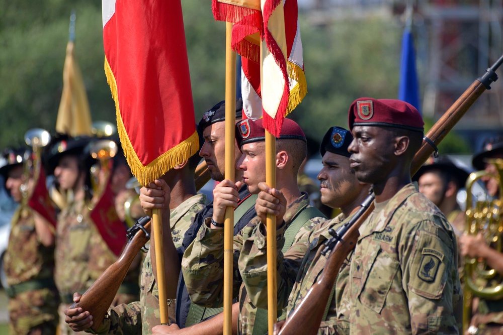 Change of Command Ceremony, U.S. Army Garrison Italy