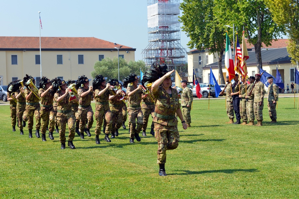 Change of Command Ceremony, U.S. Army Garrison Italy