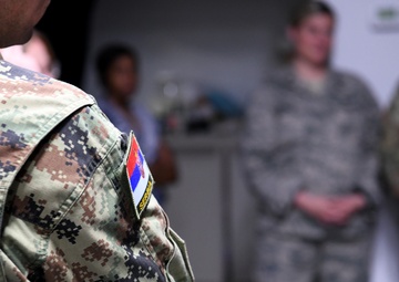 Ohio National Guard, Serbian military partners participate in aeromedevac familiarization event