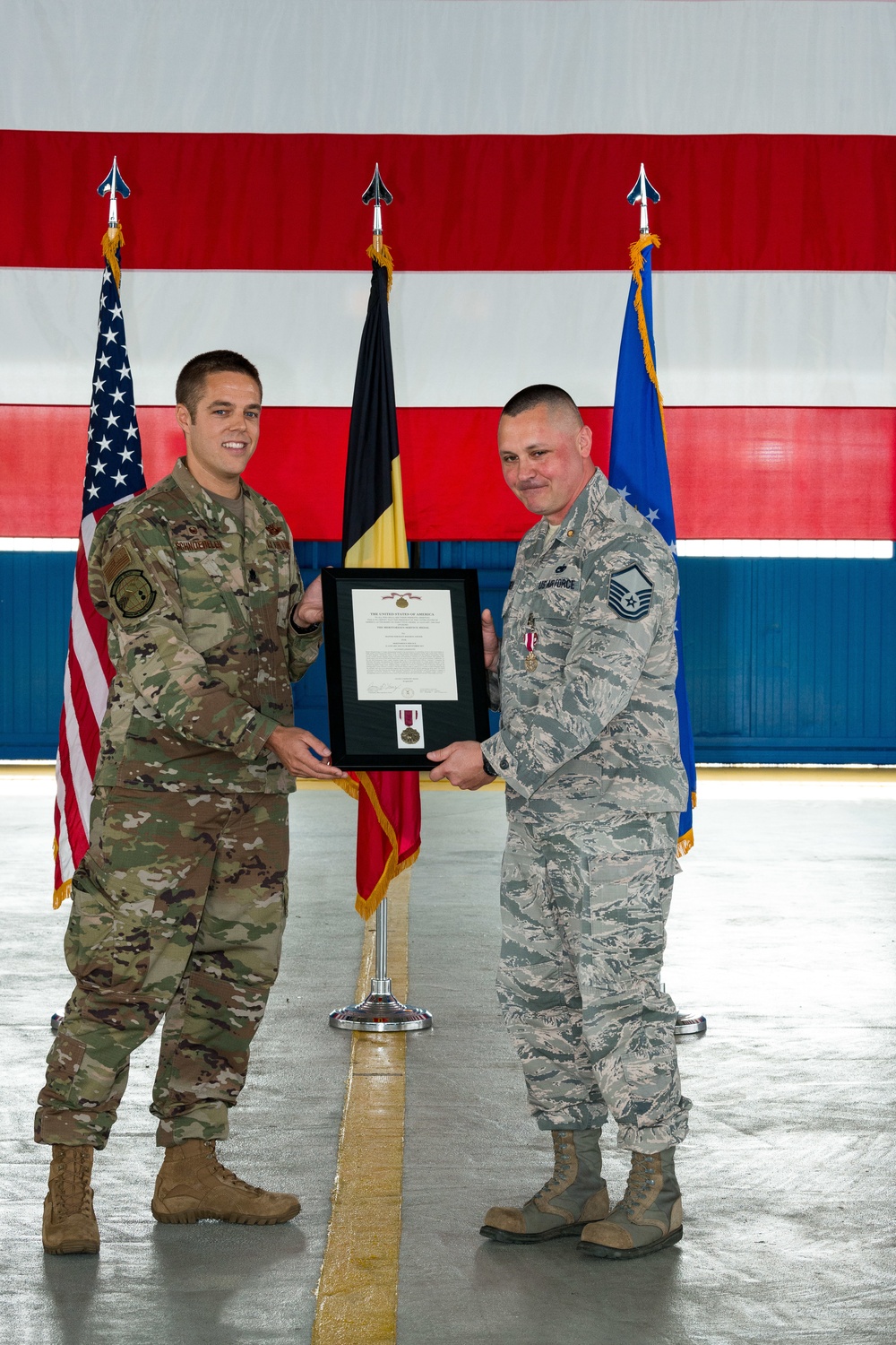 Master Sgt. Geiger Retirement Ceremony