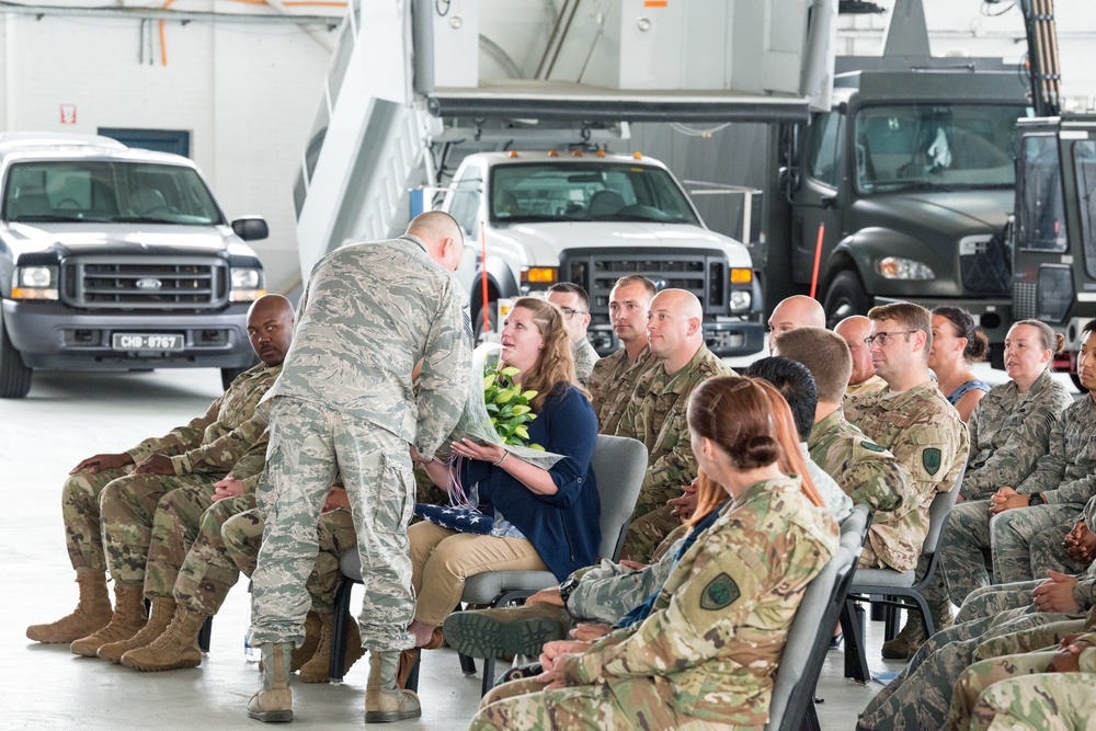 Master Sgt. Geiger Retirement Ceremony