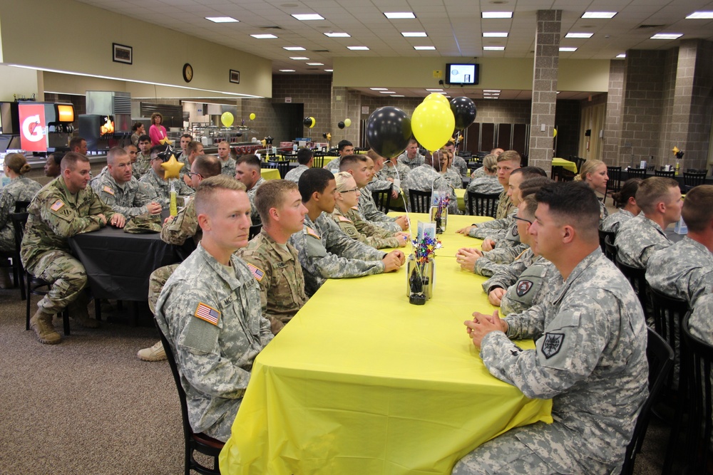 Army Birthday cake cutting ceremony