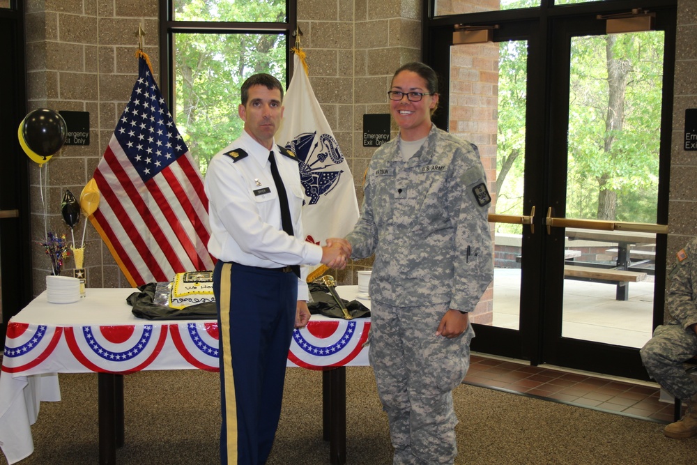 Army Birthday cake cutting ceremony