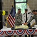 Army Birthday cake cutting ceremony