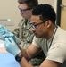 SOCM Students Learn Suturing Skills