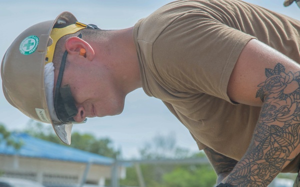 U.S. Navy Seabees Construct New School for Colombian Tribe