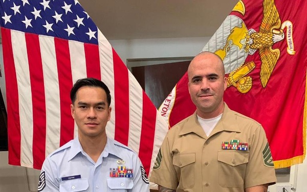 Airman goes Gung-Ho with Marines