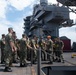 Midshipmen tour the aircraft carrier USS John C. Stennis (CVN 74)