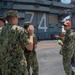 Midshipmen tour the aircraft carrier USS John C. Stennis (CVN 74)