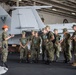 Midshipmen tour the aircraft carrier USS John C. Stennis (CVN 74)