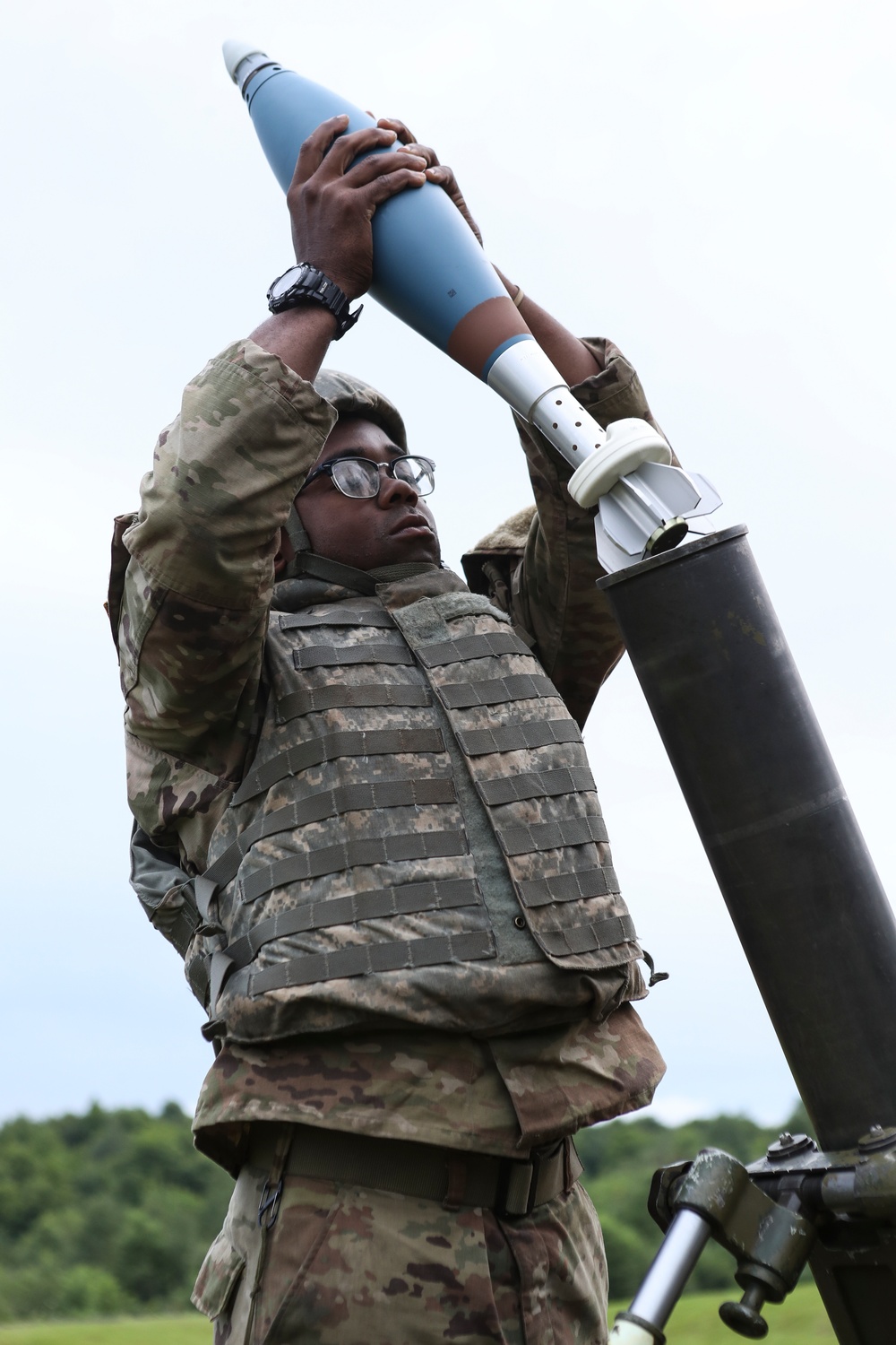 2nd Battalion, 108th Infantry Regiment mortar crews qualify