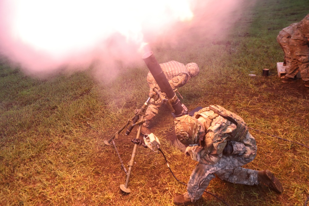 2nd Battalion, 108th Infantry Regiment mortar crews qualify