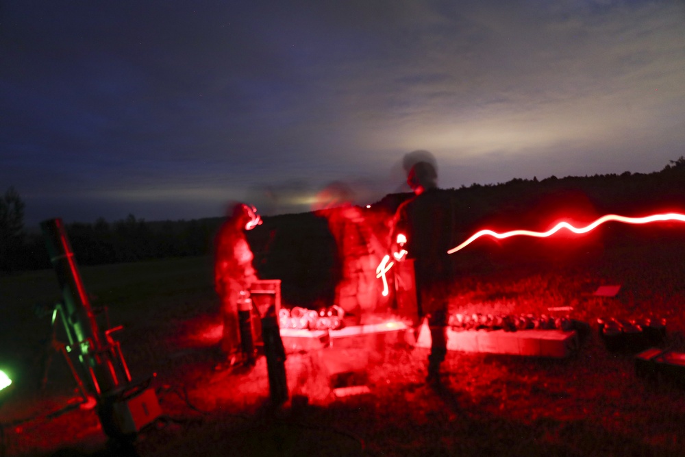 2nd Battalion, 108th Infantry Regiment mortar crews qualify