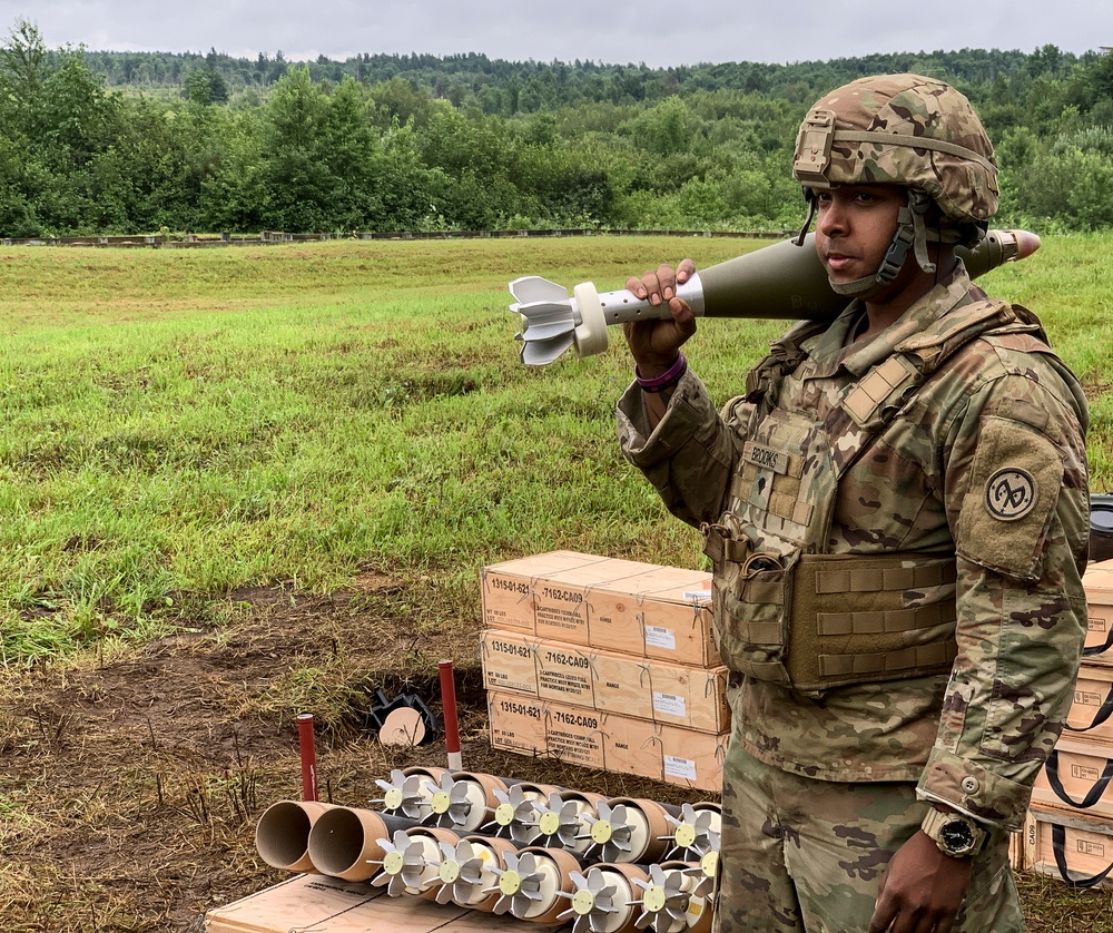 2nd Battalion, 108th Infantry Regiment mortar crews qualify