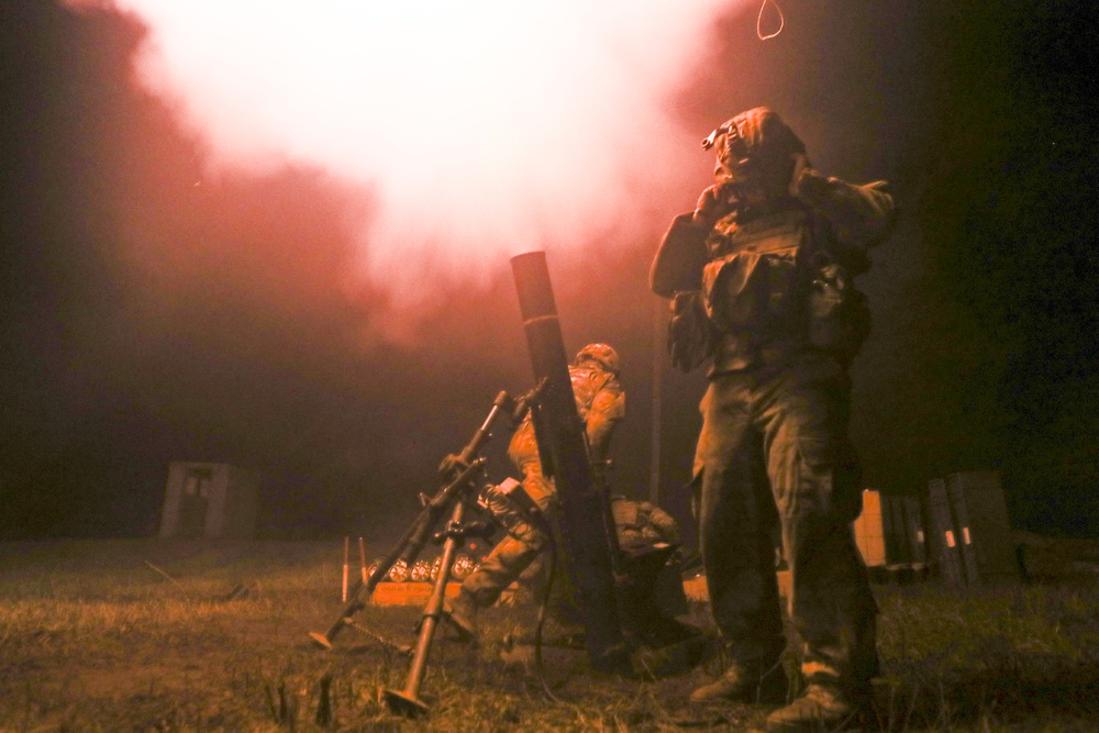 2nd Battalion, 108th Infantry Regiment mortar crews qualify