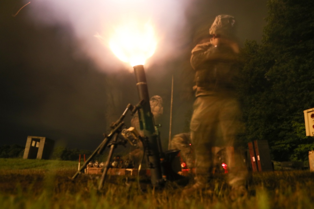 2nd Battalion, 108th Infantry Regiment mortar crews qualify